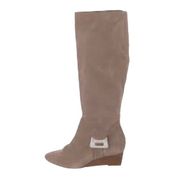 Calvin Klein women’s tan suede kneelength, tall boot size 8 ￼ - Picture 1 of 9